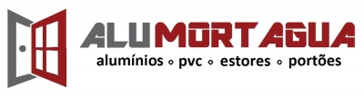 Logótipo ALUMORTÁGUA - FABRICAÇÃO E MONTAGEM, UNIPESSOAL LDA