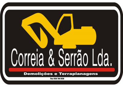 Logótipo CORREIA & SERRÃO - DEMOLIÇÕES E TERRAPLANAGEM, LDA
